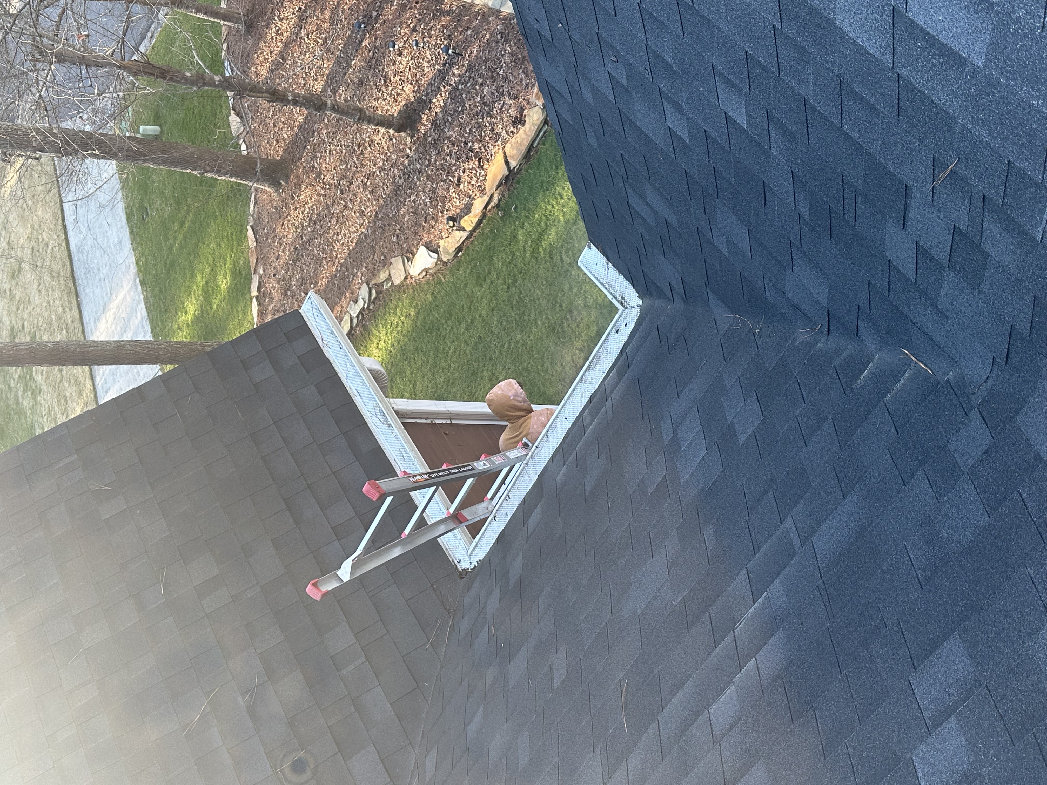 Thorough gutter cleaning